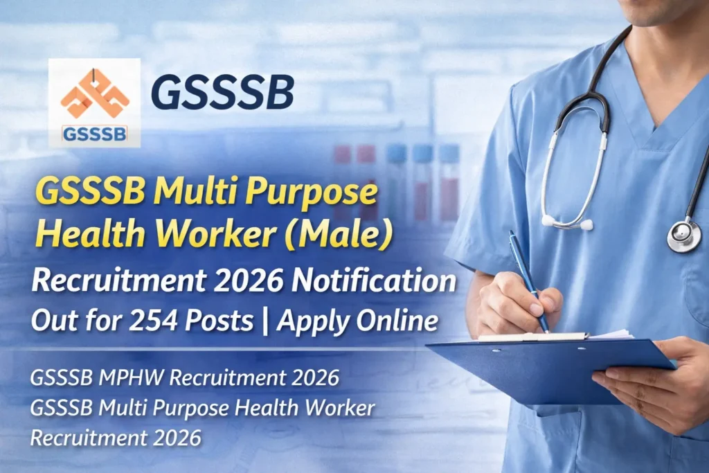 GSSSB MPHW Exam Date 2026